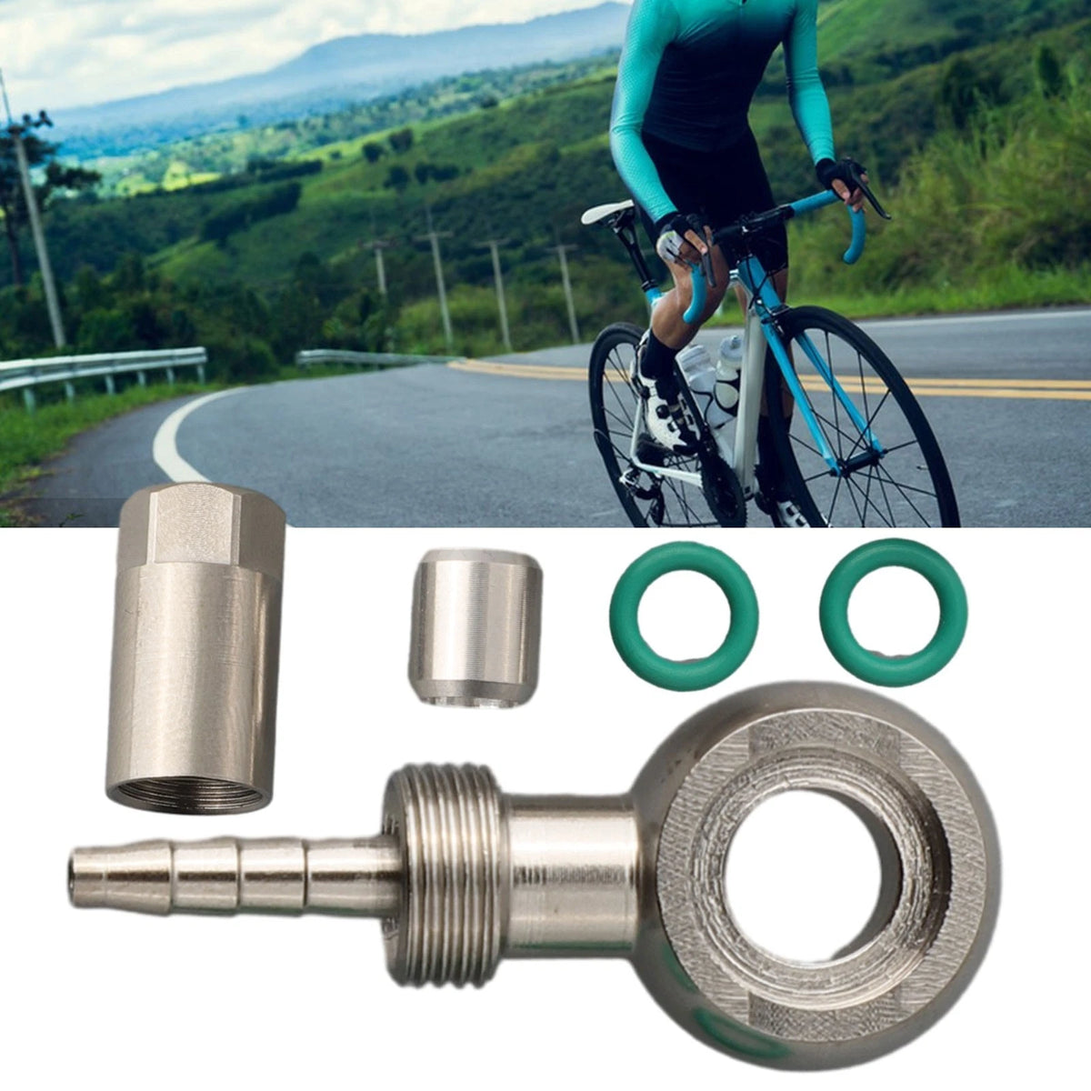 Hydraulic Hose Fitting Insert Banjo for Magura MT4, MT5, MT6, MT7, MT8