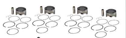 Set of 4 Piston Kit for Yamaha 1100 FX HO VX110 VX 110 Cruiser Deluxe