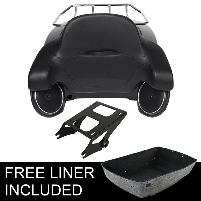Trunk Backrest Speaker Mounting Rack for Harley Touring Road Glide (2014–2026)