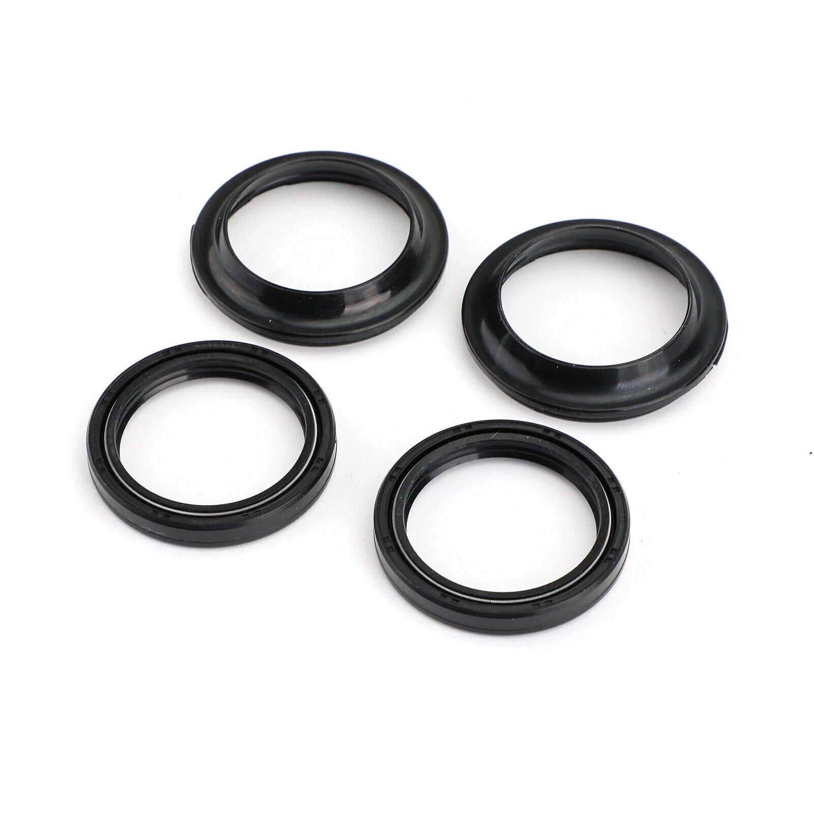 Fork Oil Dust Seal Kit 56-137 43mm for Kawasaki KDX KLX KX ZX ZZR VN (1980–2023)
