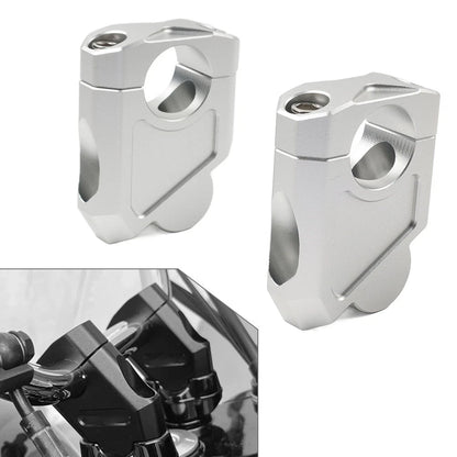 28mm Handlebar Mount Clamp Riser for Honda Suzuki Kawasaki (1 1/8")