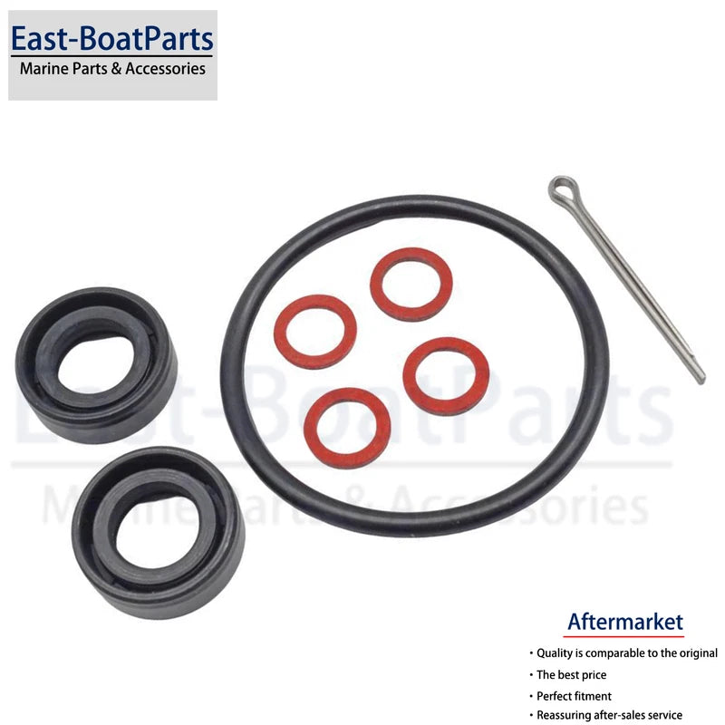 Gearcase Propeller Shaft Seal Kit for Yamaha F2.5 F4 F4B F4M F5A F6C F6M (–)