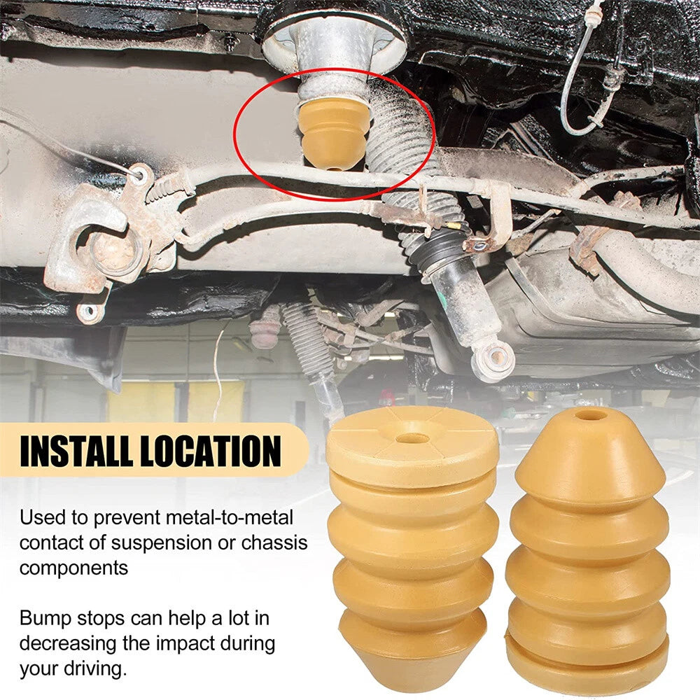 2Pcs Rear Jounce Bumper Buffer Stop Kit 52088705AB for Jeep Liberty (2002–2007)