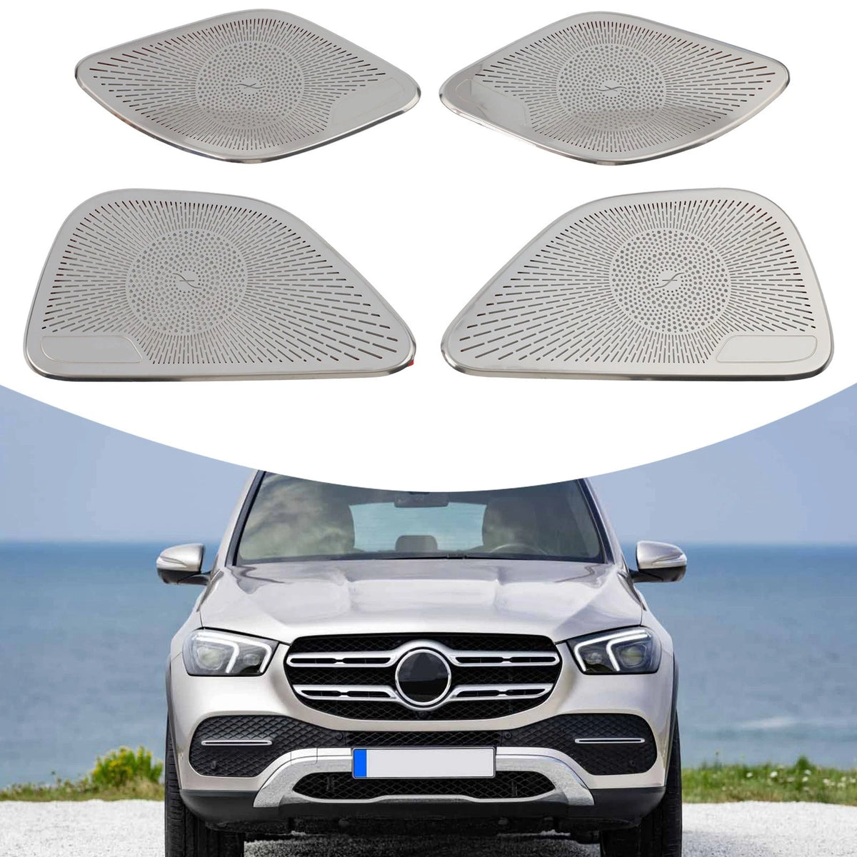 Car Door Panel Protector Covers for Mercedes GLE W167 (2020–2025)