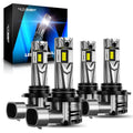 2X LED Headlight Bulb Conversion Kit for NOVSIGHT 9005 9006 (High/Low Beam)
