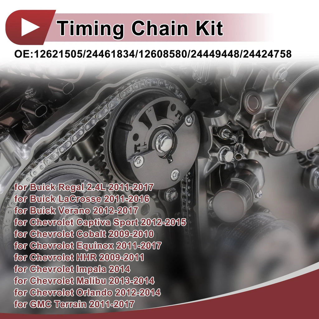 Timing Chain Kit Replacement for Buick Verano LaCrosse Regal (2012–2017)