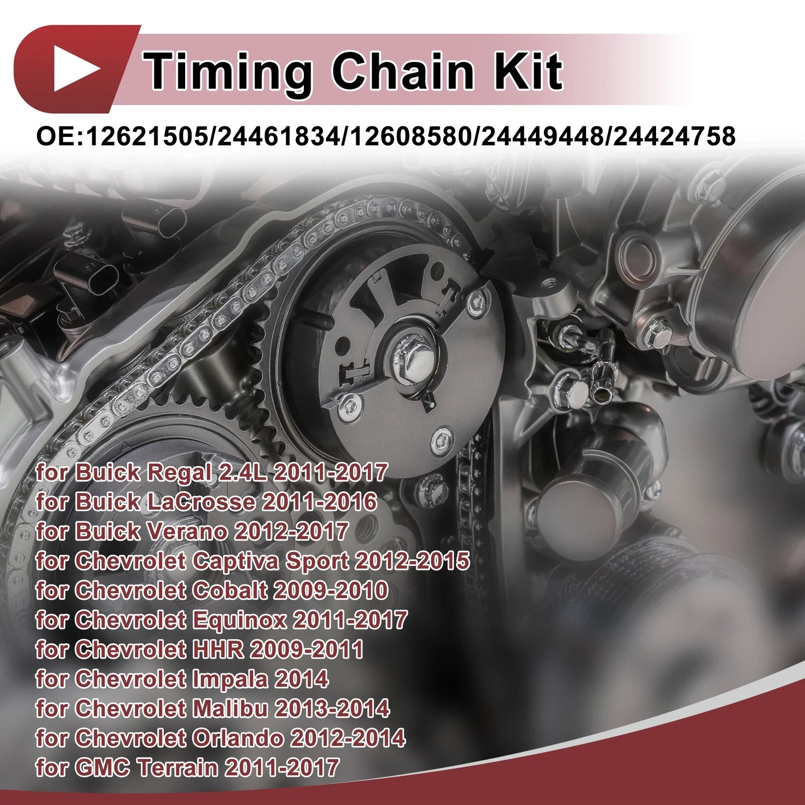 Timing Chain Kit Replacement for Buick Verano LaCrosse Regal (2012–2017)