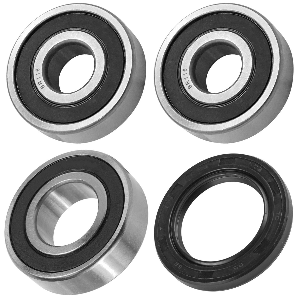 Rear Wheel Ball Bearings Seals Kit for Kawasaki KLR250 KL250 (1978–1981)