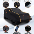 Car Cover for Jeep Wrangler 4-Door (2007–2023) Waterproof Outdoor Snow Sun