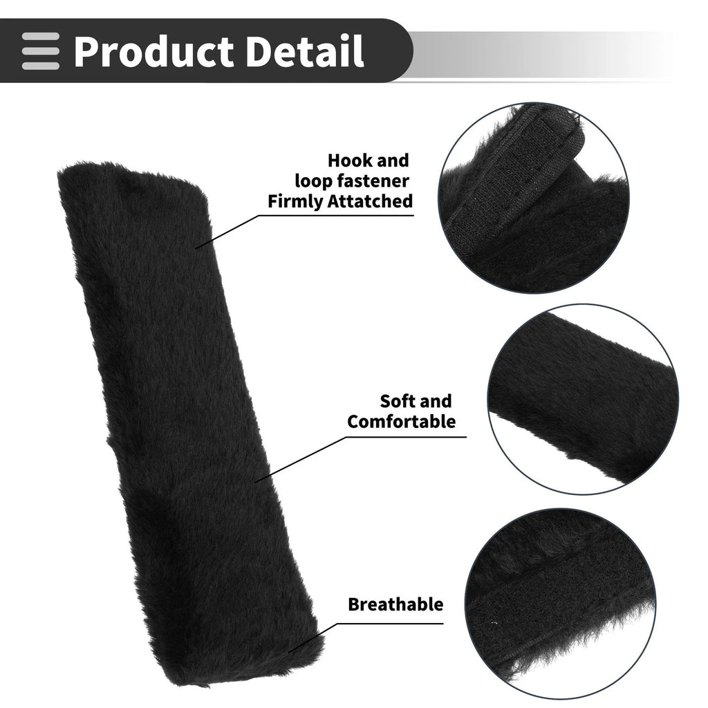 Seat Belt Cover Pad for Universal Fit (23.5cm, 1 Pair)