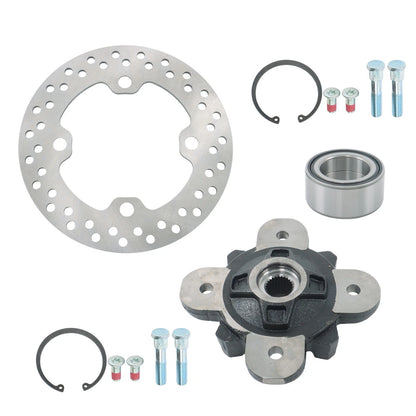 Front Wheel Hub Bearing Studs Brake Rotor for Polaris Ranger 570 900 1000 (2013–2019)
