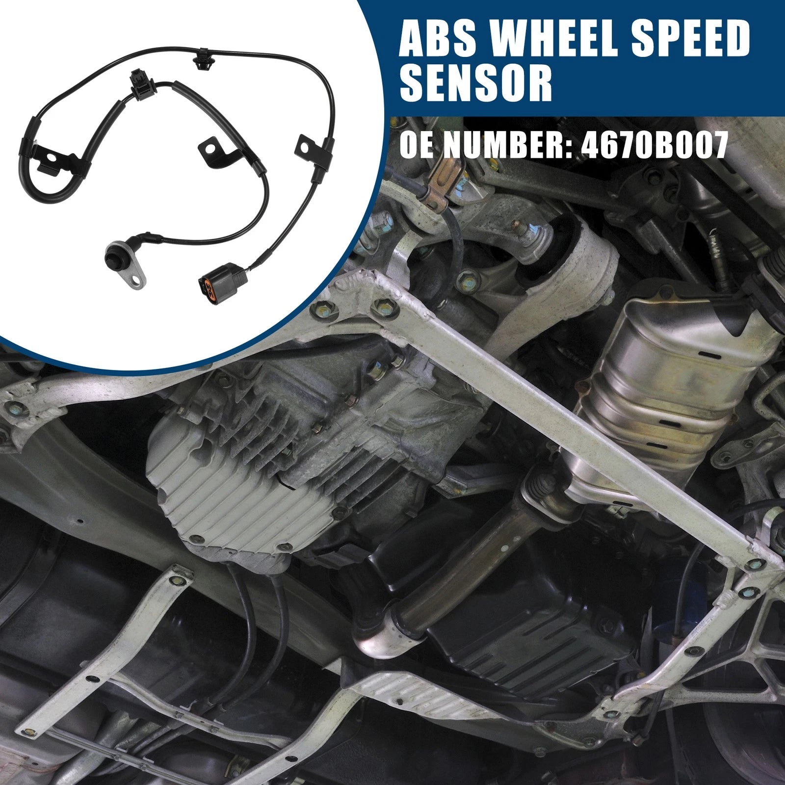 ABS Wheel Speed Sensor Rear Left Replacement for Mitsubishi Triton Strada (2015–2020)