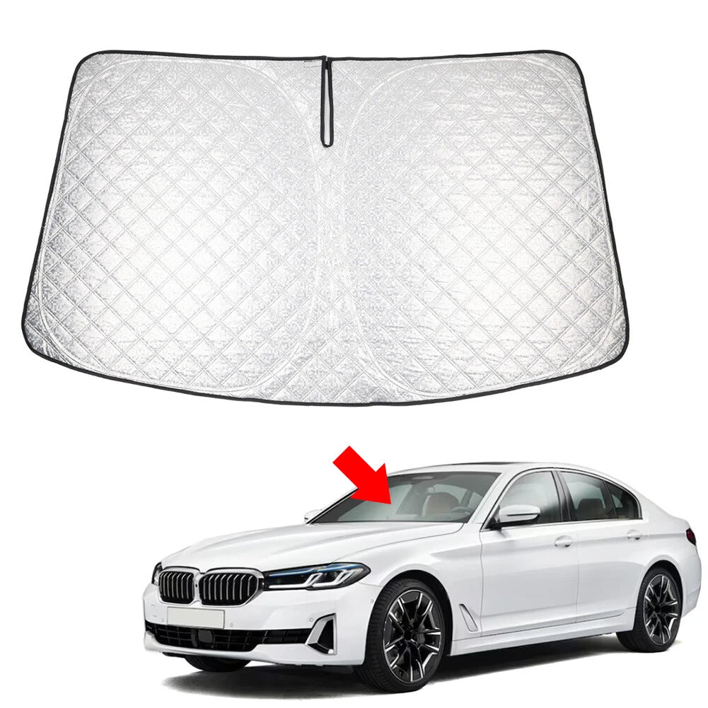 Foldable Windshield Sun Shade for BMW 5 Series (2017–2023)