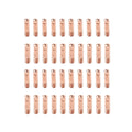 40 Pcs Contact Tips 035 for MIG Welding Gun (11-35)