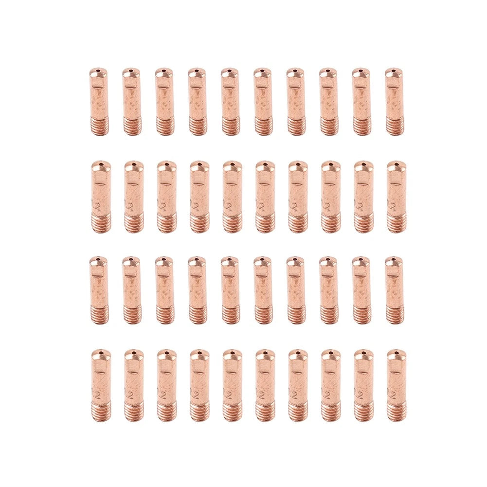 40 Pcs Contact Tips 035 for MIG Welding Gun (11-35)