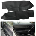 2X Black Leather Armrest Replacement Covers for CR-V (2007–2012)
