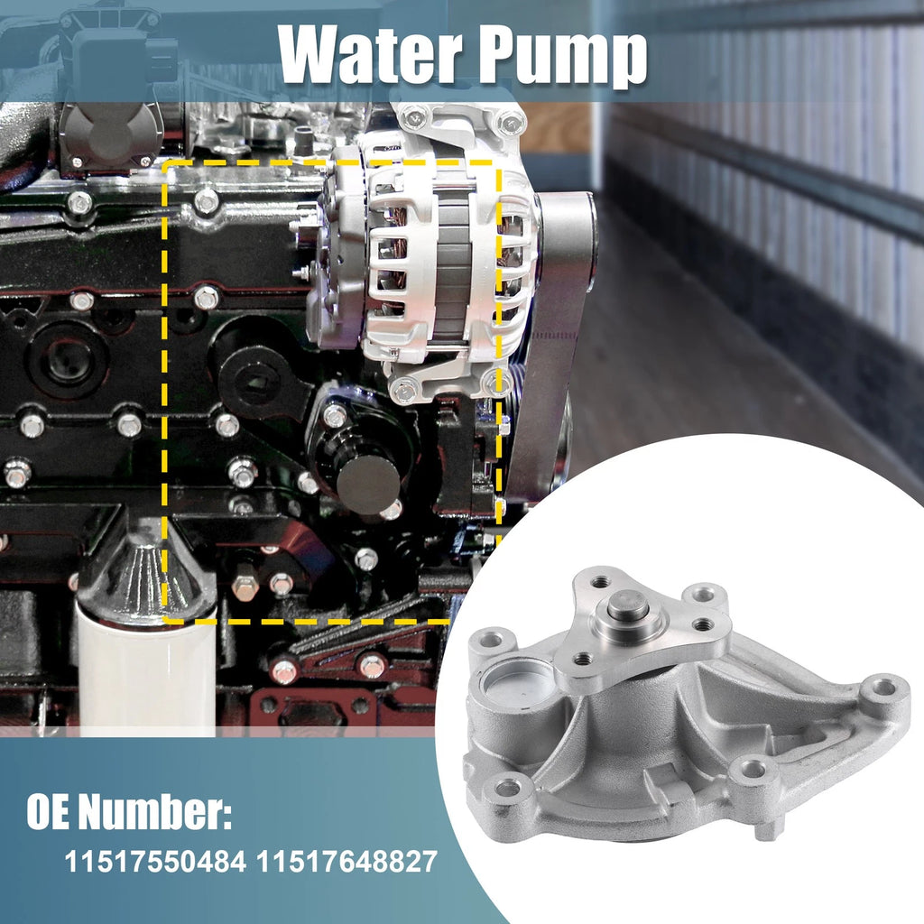 Engine Cooling Water Pump Assembly 11517550484 for Mini Cooper (2007–2015)