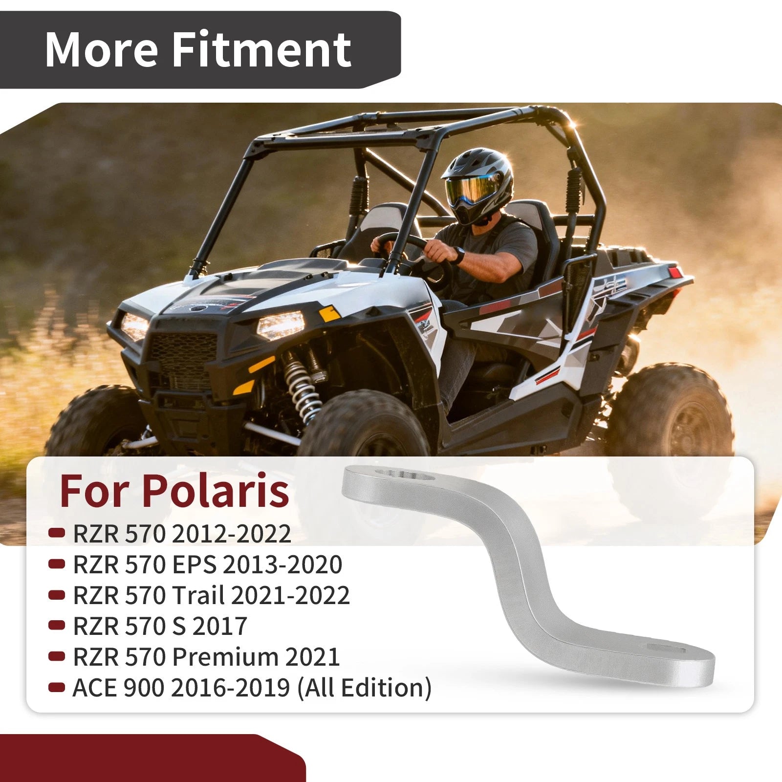 Main Gearcase Bellcrank for Polaris ACE 900 (2016–2019) 3235397 3235386