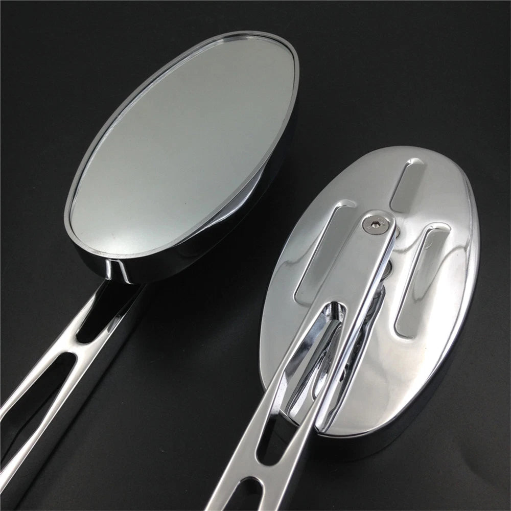 Alloy Custom Mirror for Harley Softail Fat Boy (Oval Shape)