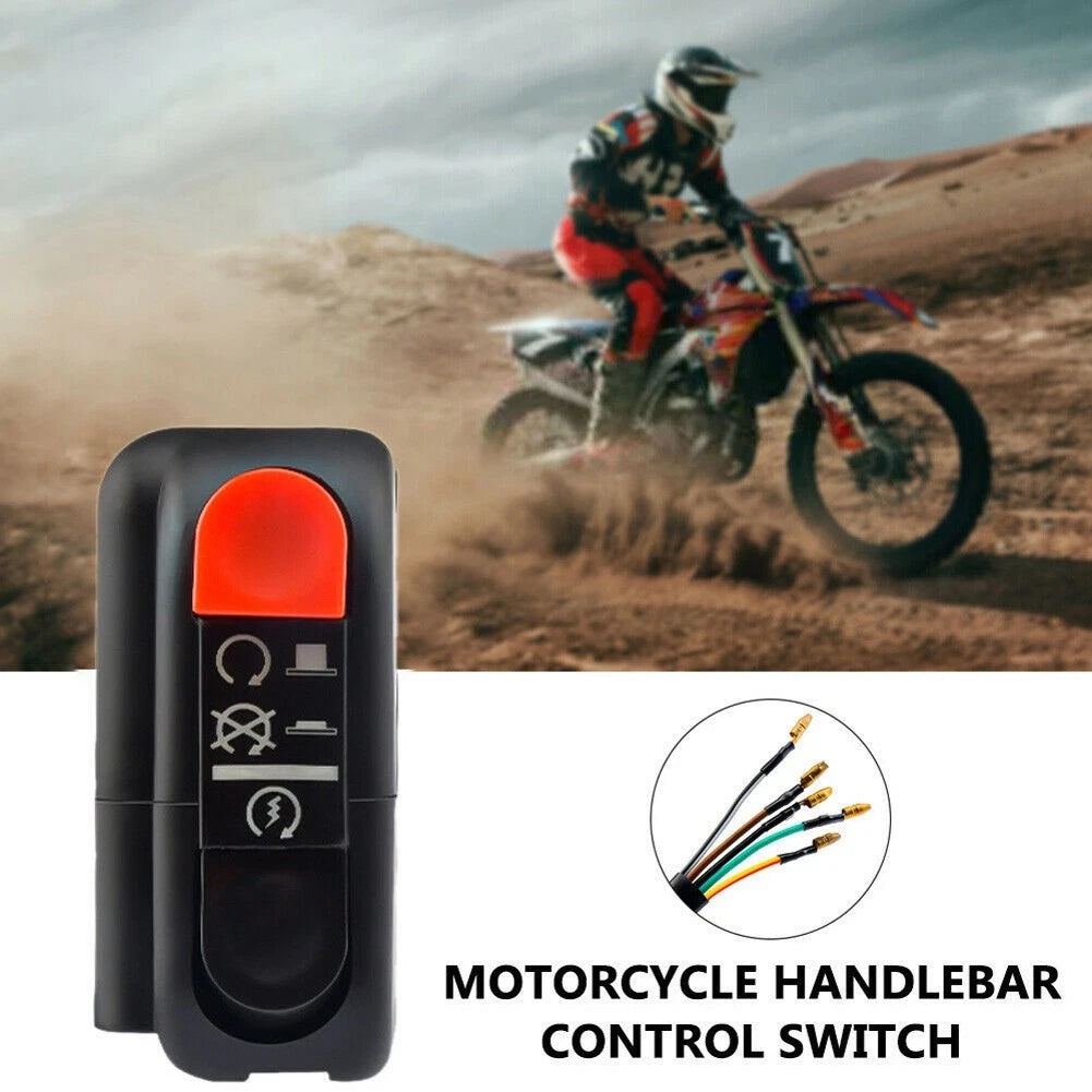 12V Motorcycle Power On-Off Switch for 22mm Handlebar (Universal)