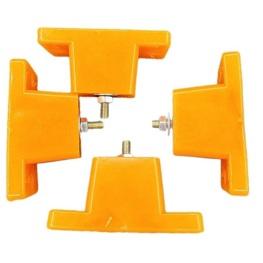 Set of 4 Rubber Vibration Dampers for Air Conditioner External Unit