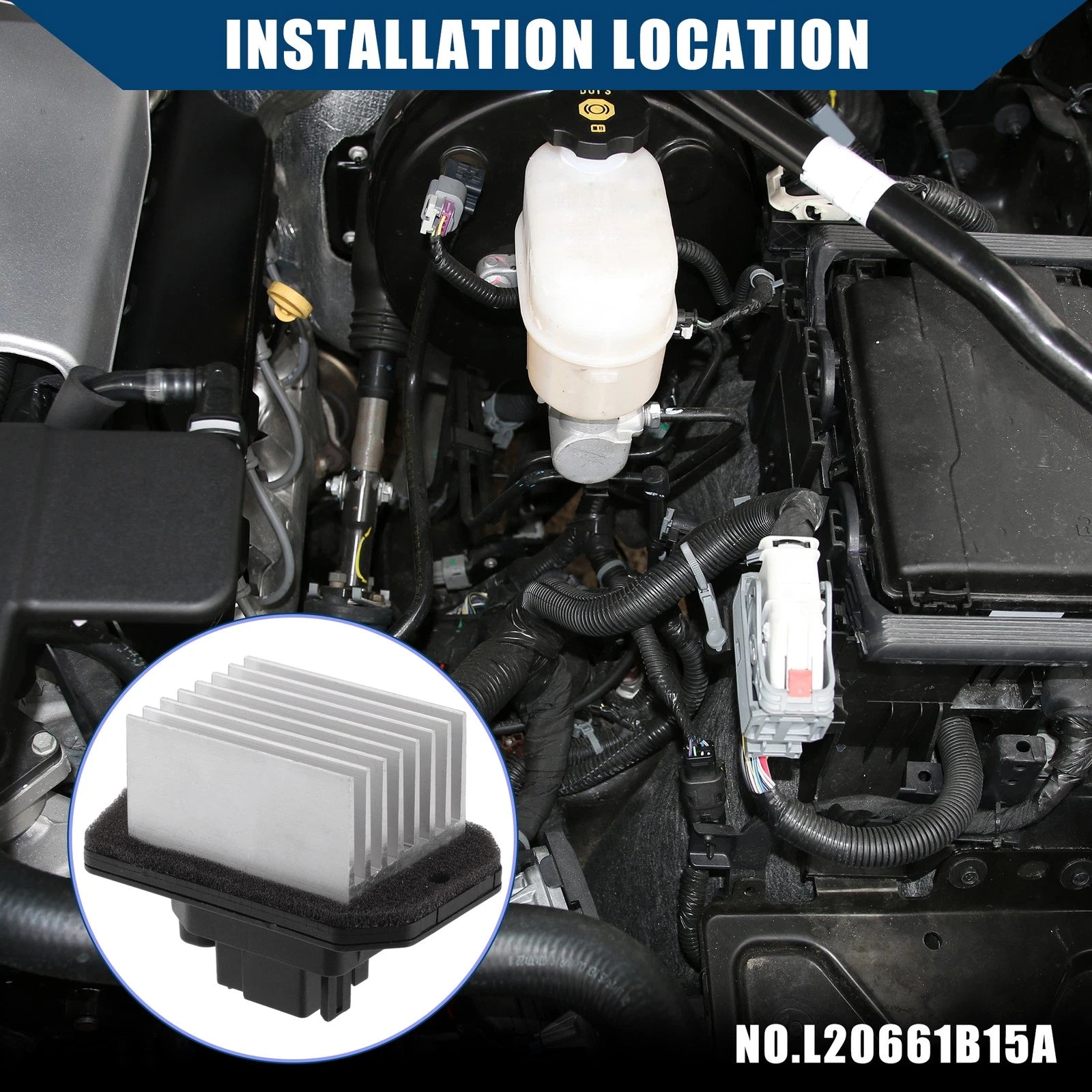 HVAC Blower Motor Resistor for Mazda CX-9 (2007–2015)