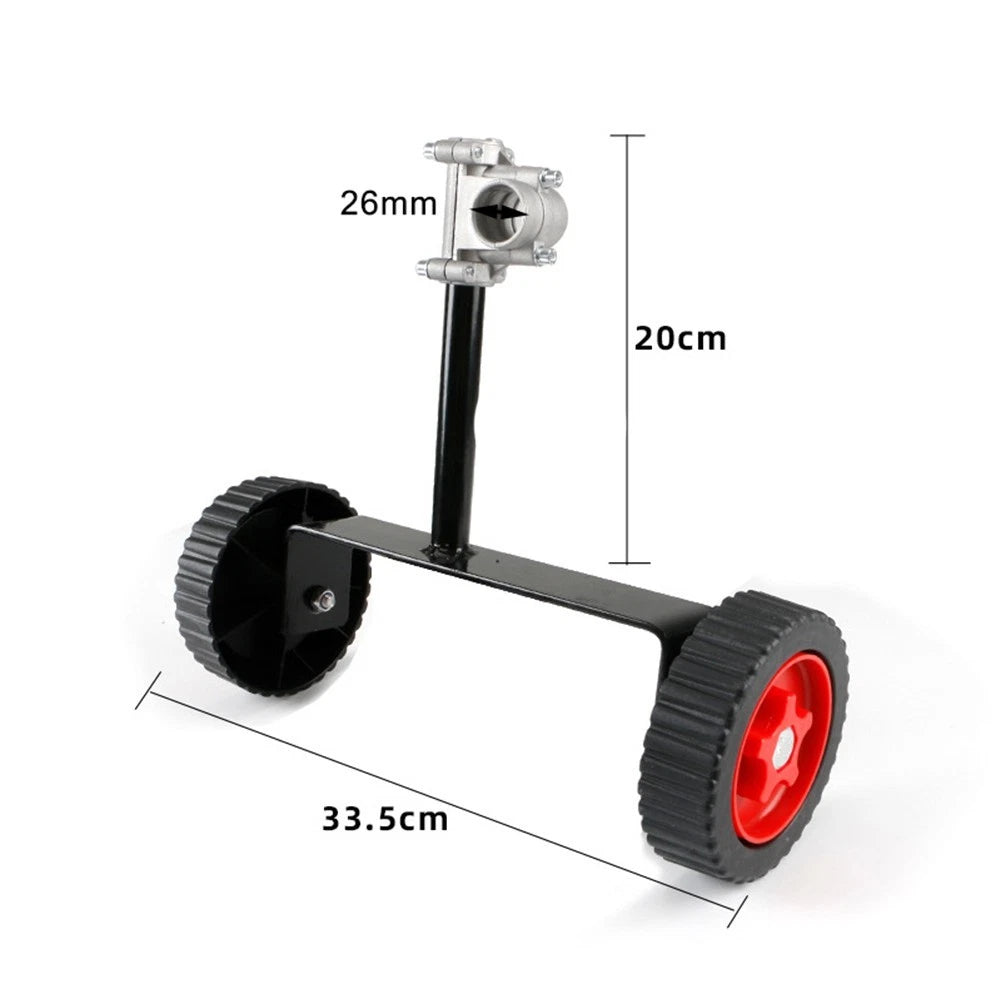 Adjustable Height Support Wheels for Lawn Mower (Universal Fit)
