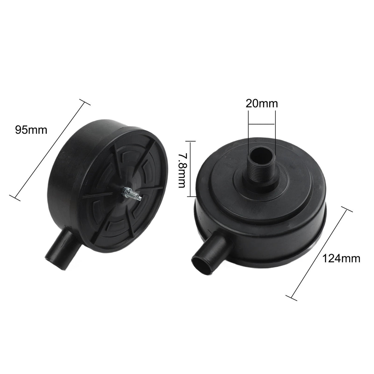 Air Compressor Muffler with Filter Cartridge for