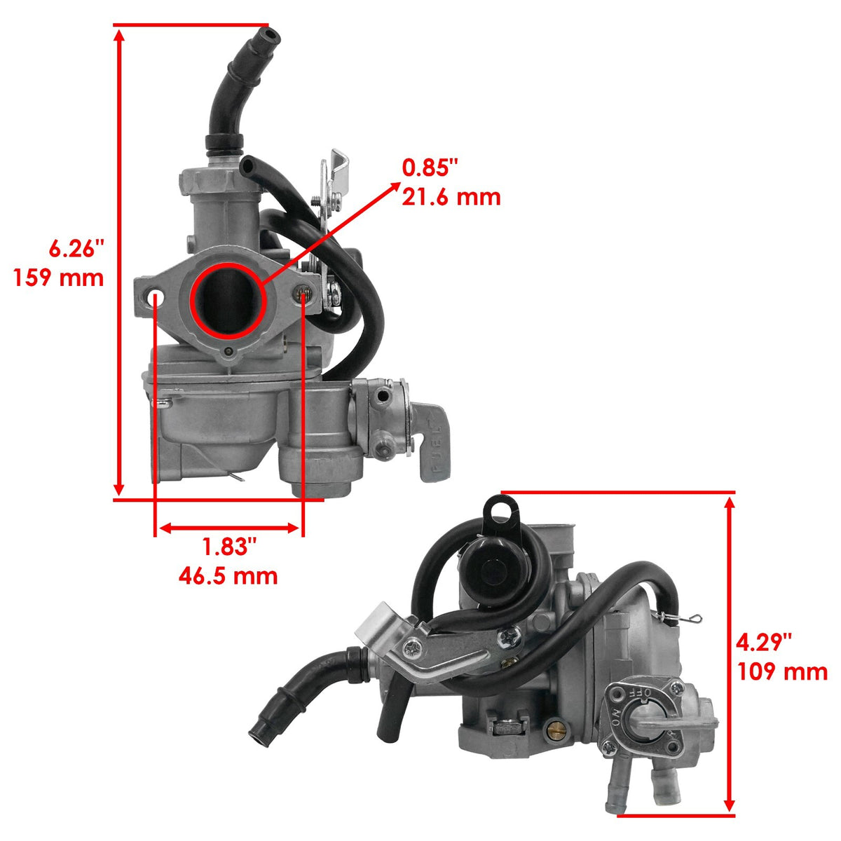 Carburetor Replacement for Honda FourTrax 125 TRX125 (1985–1986)