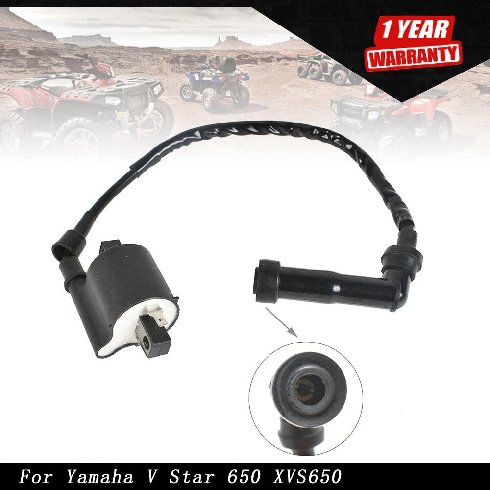Ignition Coil for Yamaha V Star 650 XVS650 (1998–2016)