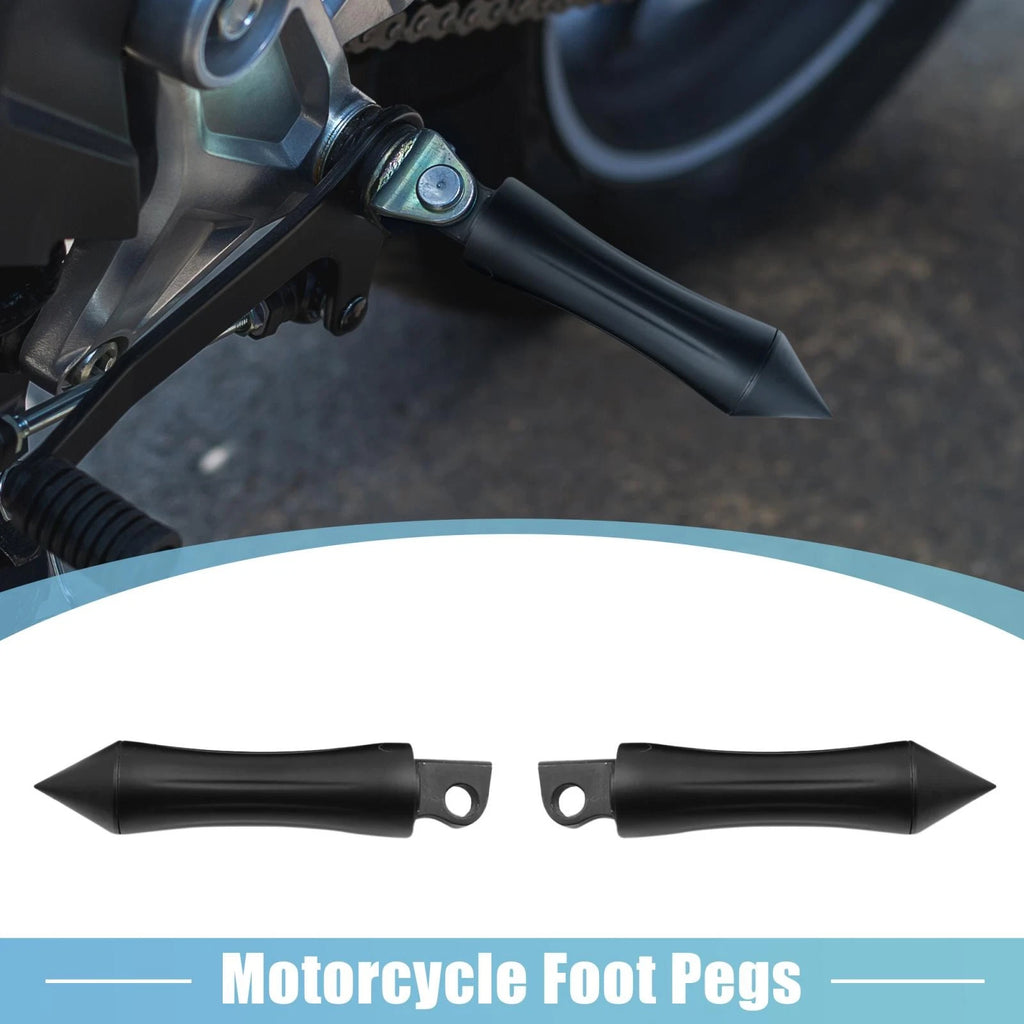 Rearset Footpeg Pair 10mm Aluminum Alloy for Motorcycle (2000–2025)
