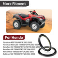 2Pcs Front Brake Drum Dust Seal for Honda Foreman 400, Rancher 350, Rincon 650