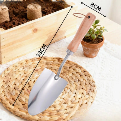 Stainless Steel Trowel 330 x 80mm for Mixing Soil and Adding Fertilizer