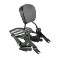 Backrest Sissy Bar Luggage Rack & 4 Point Docking for Harley Touring (2009–2013)