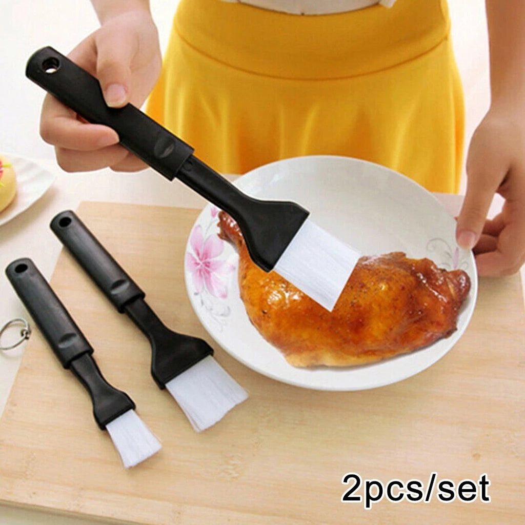 2X Silicone Basting Brushes for Kitchen BBQ Grill Tool