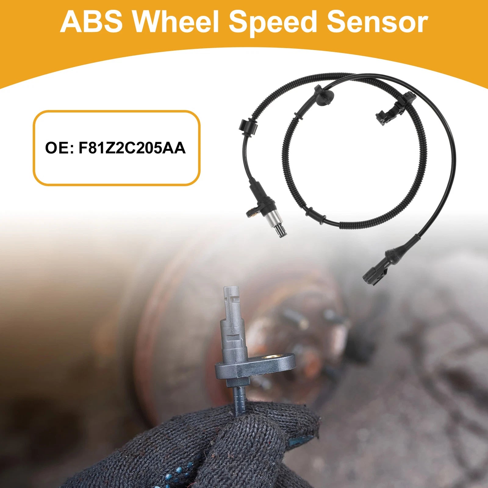 ABS Wheel Speed Sensor No.F81Z2C204AA for Ford Excursion (2000–2005)