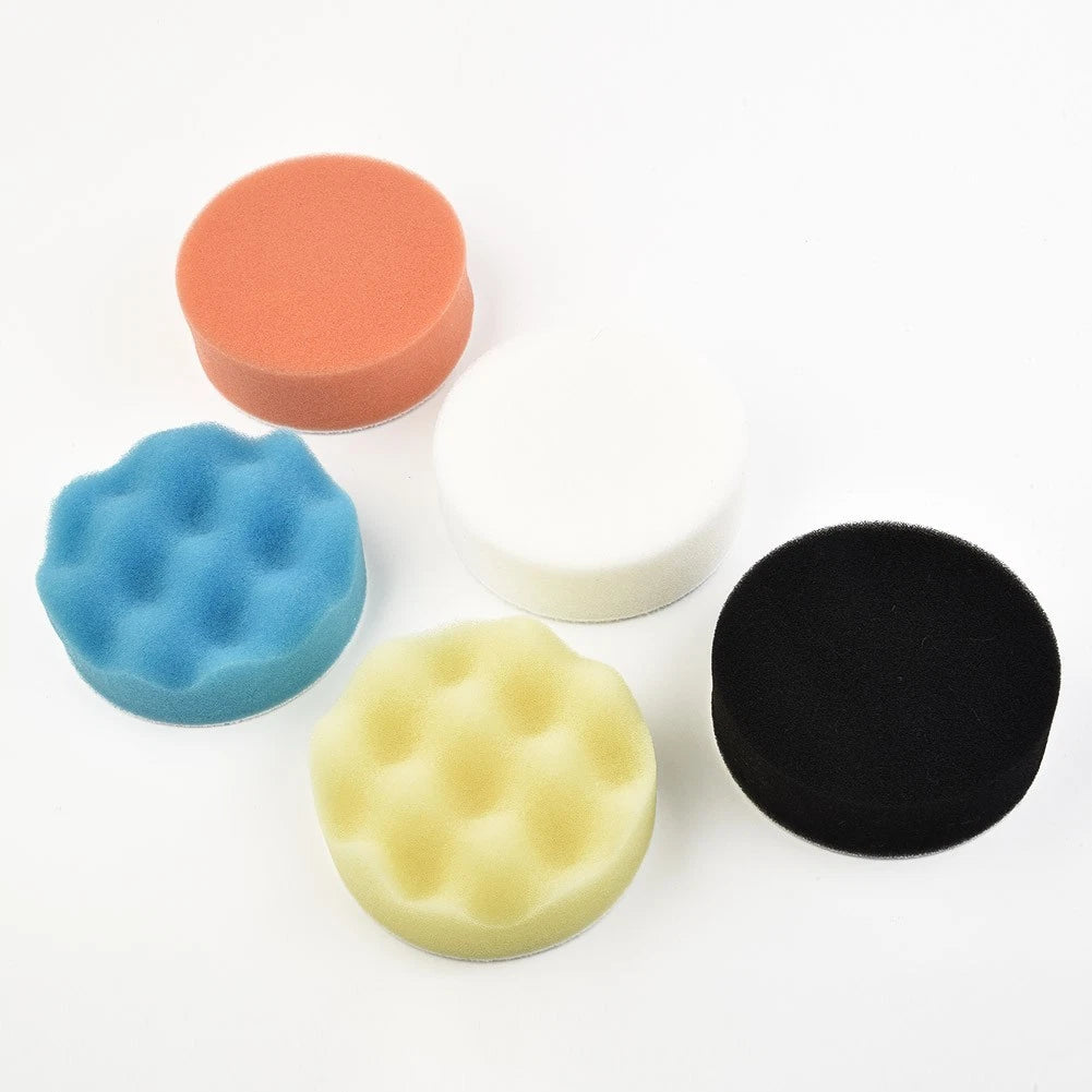 Set of 4 Wave Polishing Pads for Automotive Tools