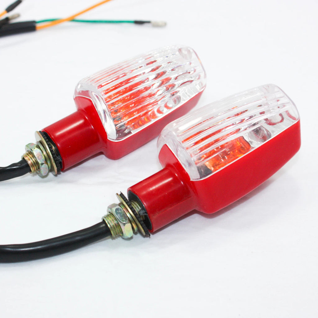 12V Red Indicator Turn Signal Light for PIT PRO Dirt Motorcycle (MX)