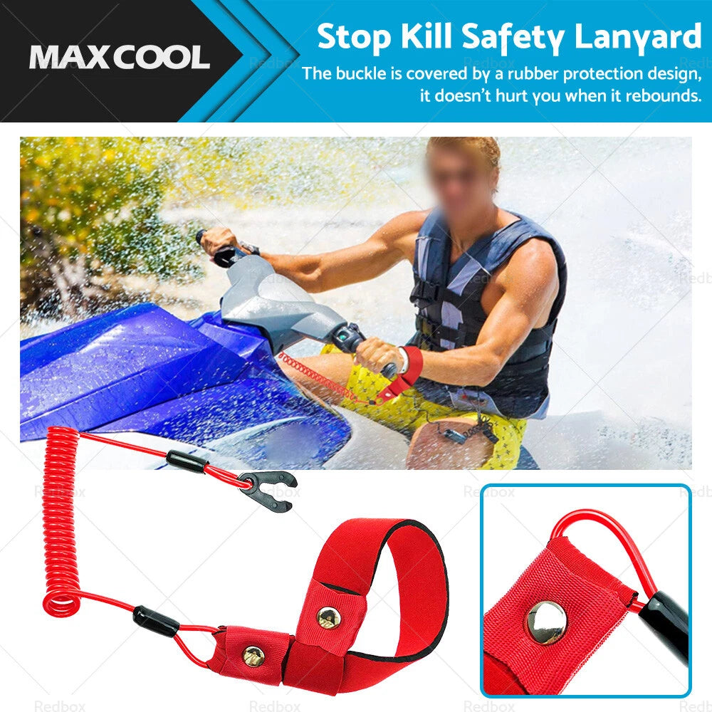 Stop Kill Key Floating Safety Wrist Lanyard for Yamaha Jet Ski
