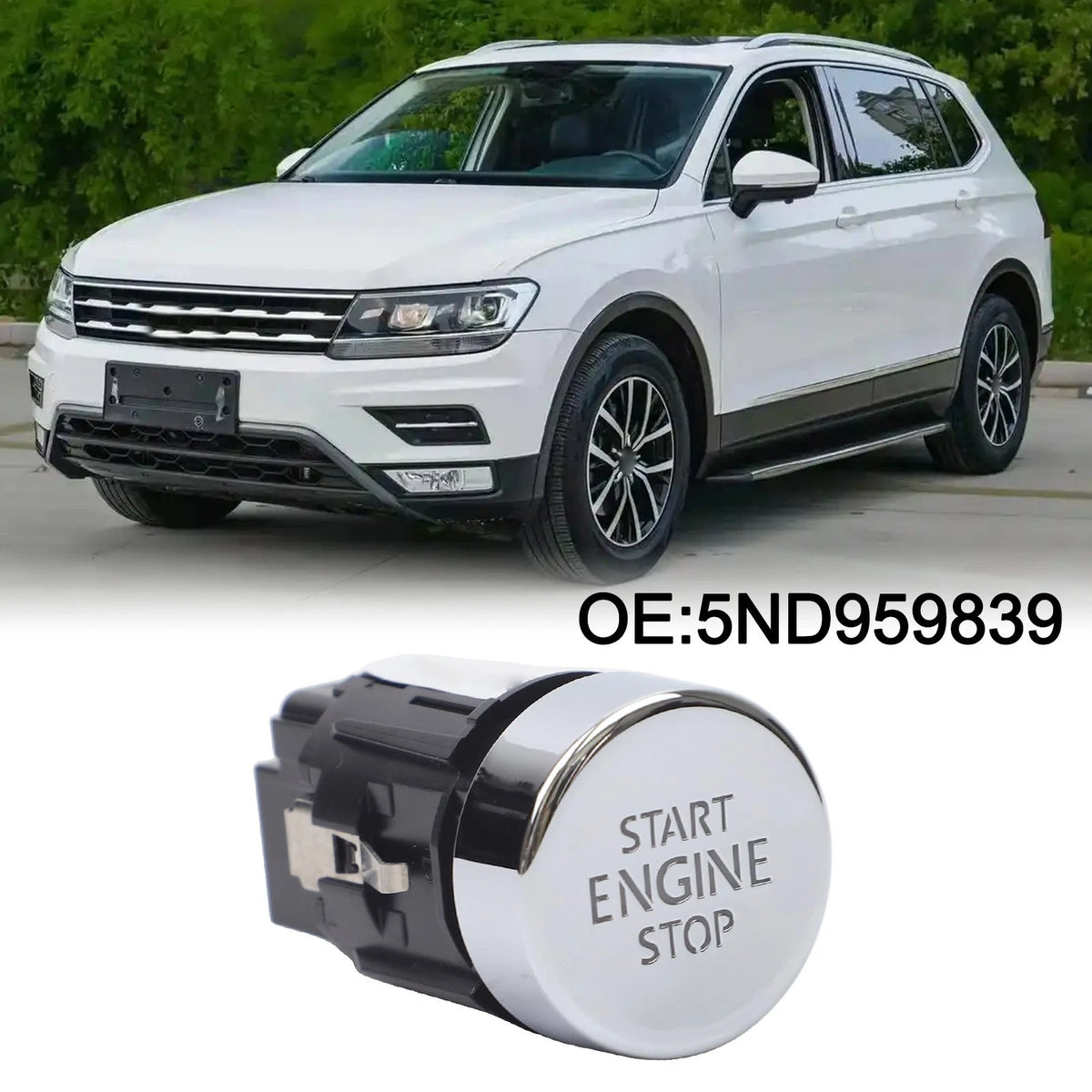 Start Stop Switch for Tiguan, Sharan, Golf (OEM 5ND959839)