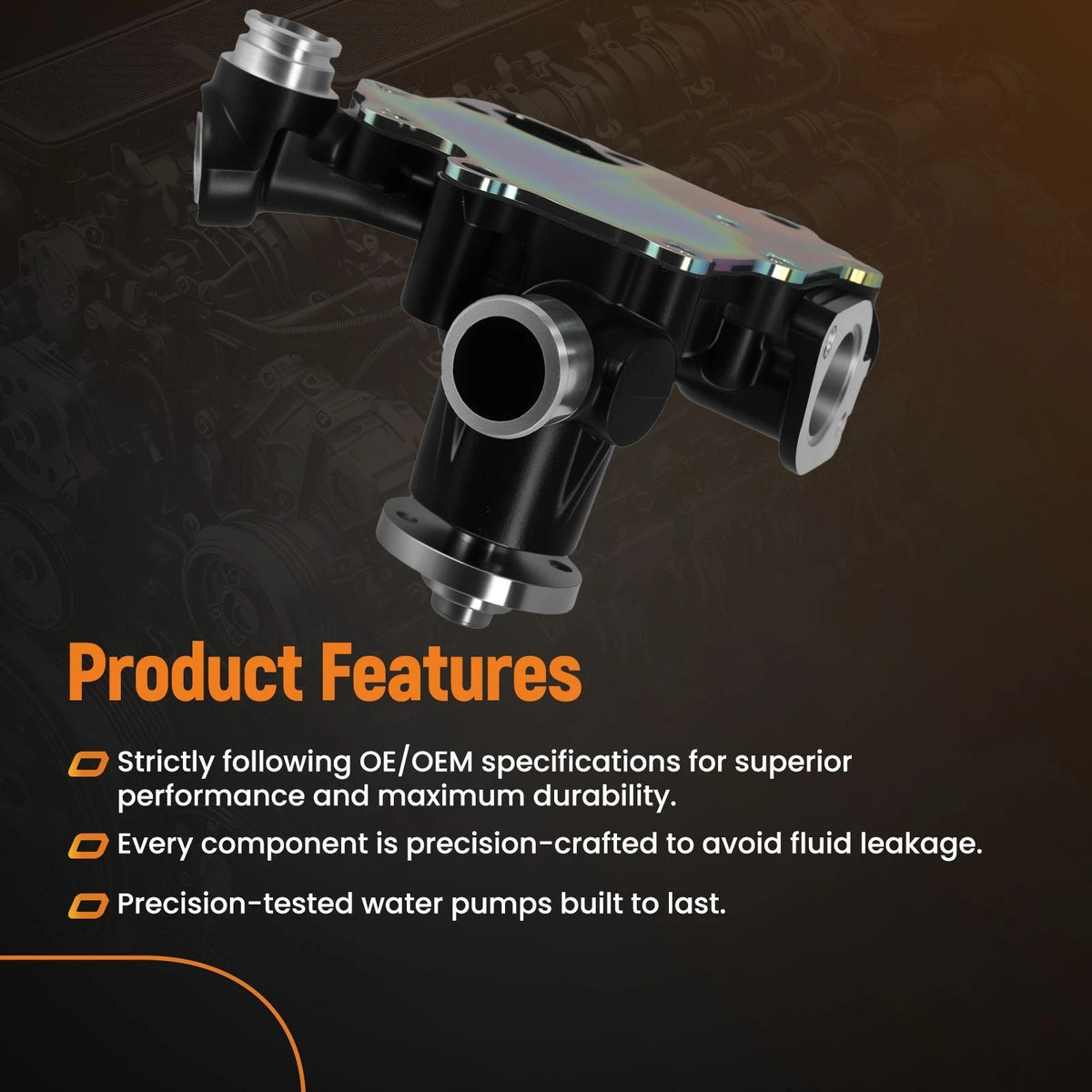 Cooling System Pump for John Deere 375 3375 (AM878167)