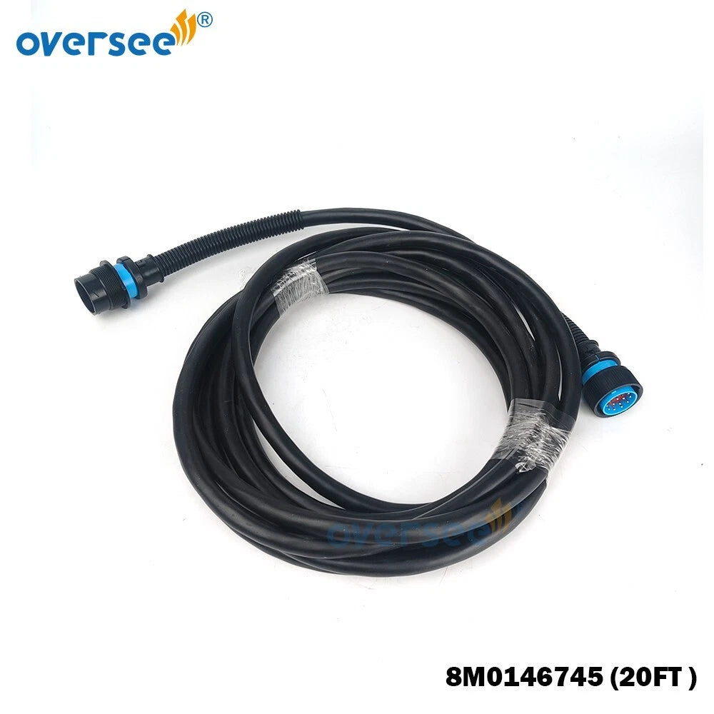 20FT Data Cable Harness for Mercury Outboard 14 Pin (8M0146745)
