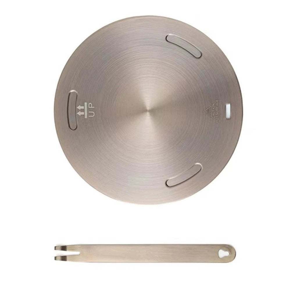 Set of 4 Stainless Steel Heat Diffusers for Induction Cooktop (16cm-28cm)