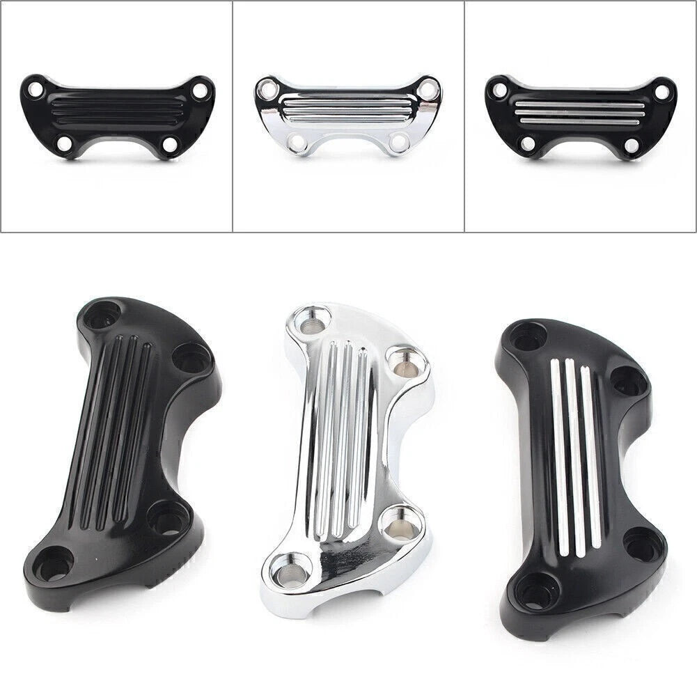 1" Handlebar Riser Top Clamp Cover for Harley Sportster Softail Dyna