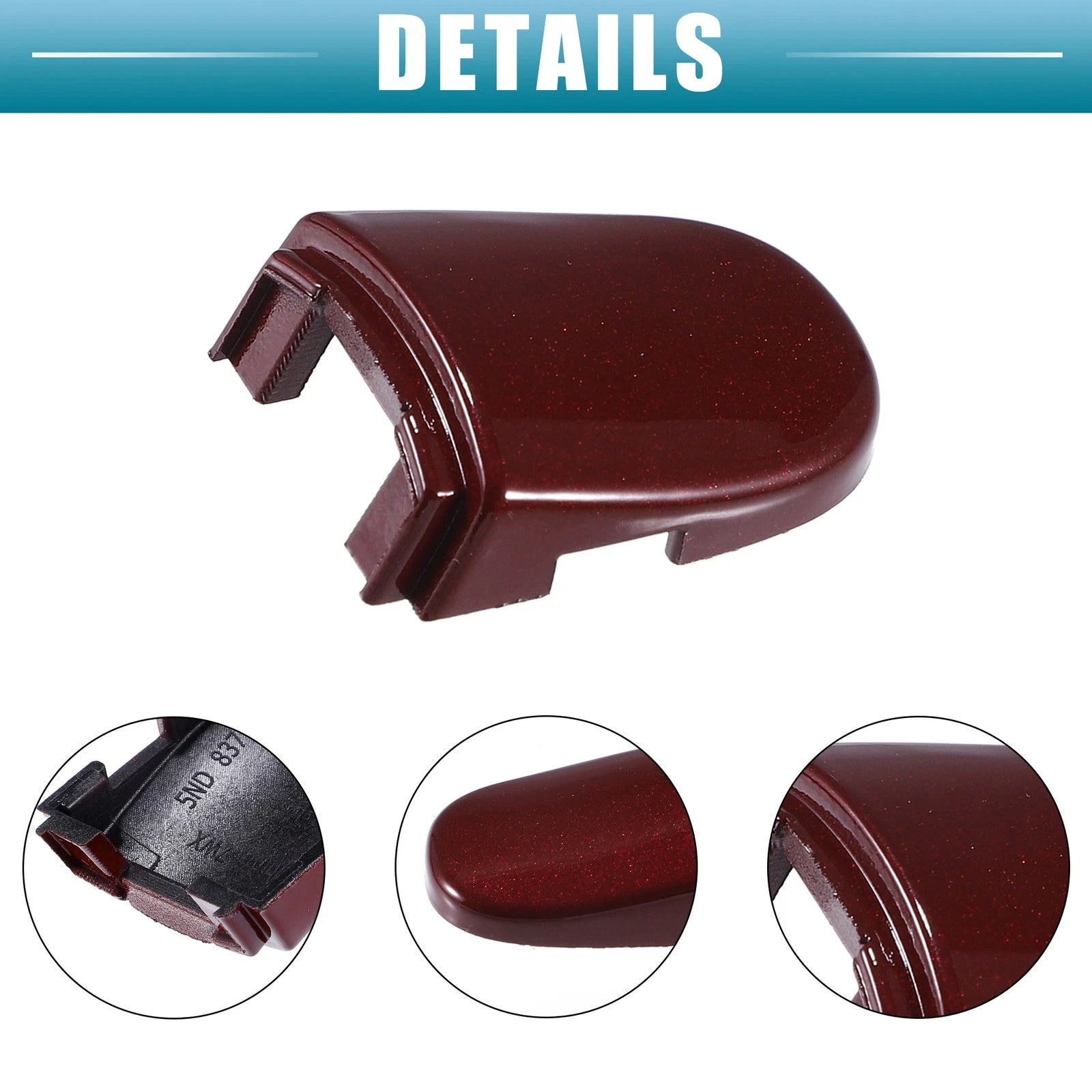 Front Left Exterior Door Handle Lock Cover Cap Replacement for Volkswagen Beetle (2012–2019)