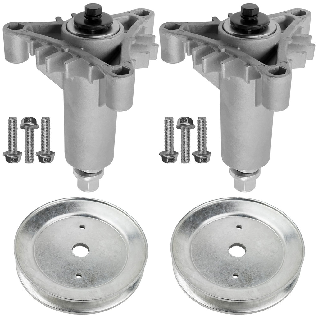 Deck Spindle and Pulley Replacement for Husqvarna CT130 LR110 LR12 (2008–2012)