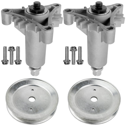 Deck Spindle and Pulley Replacement for Husqvarna CT130 LR110 LR12 (2008–2012)