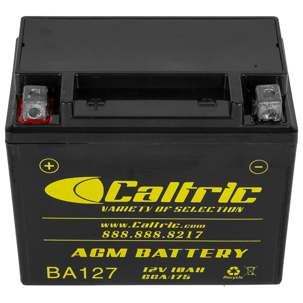 Caltric AGM Battery Replacement for Honda TRX250TM Recon 250 (2002–2025)