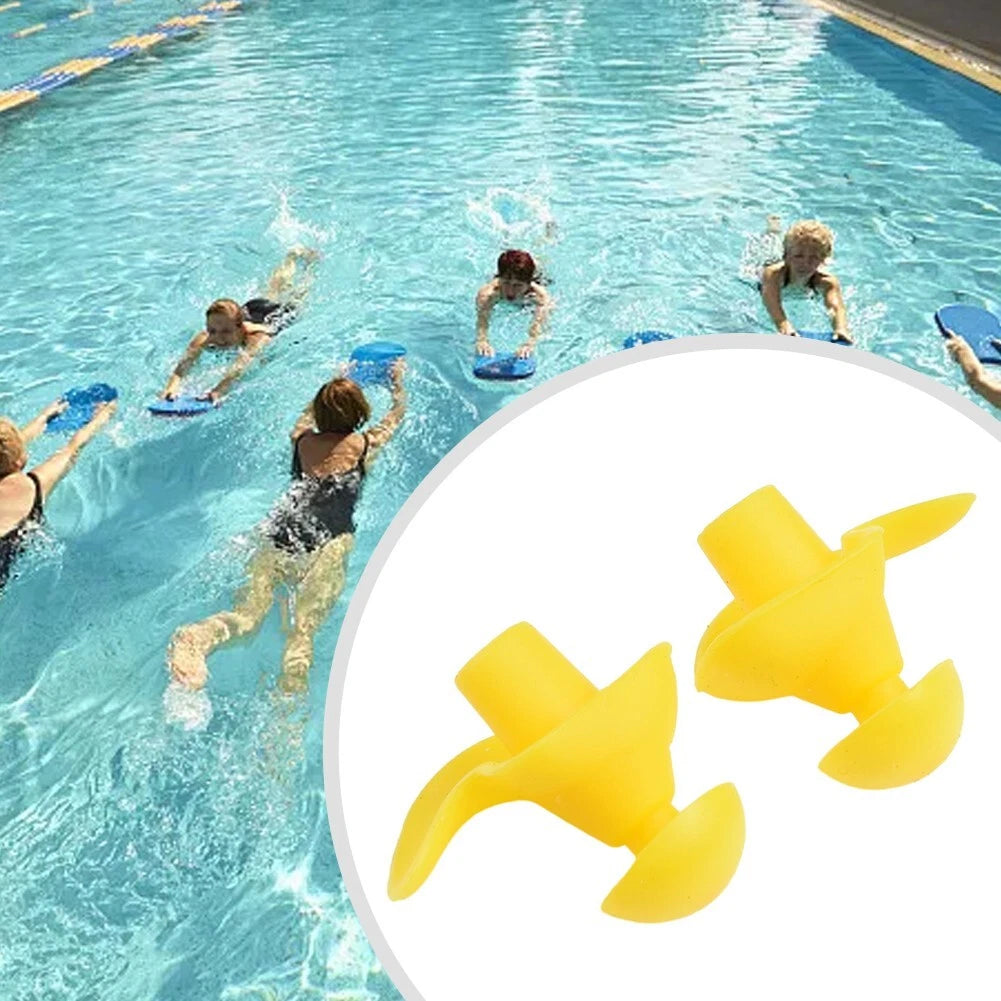 Ear Plugs for Swimming Waterproof Diving Adult Protector Silicone+PC
