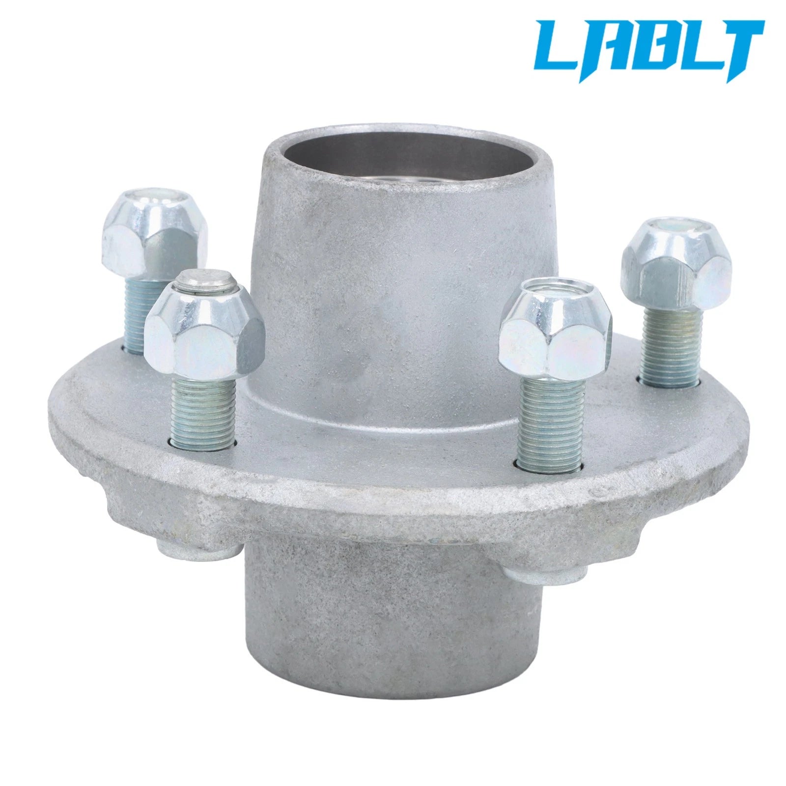 2X Galvanized Trailer Bearing Hub Kit 5 on 4.5" Bolt Circle for 2000lbs Spindle